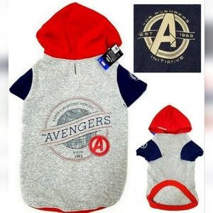 Marvel Avengers Dog Hoodie Sweatshirt sz XL